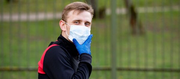 Сильнейший клуб Литвы Судува первым провел тренировку с момента введения карантина - Sputnik Литва