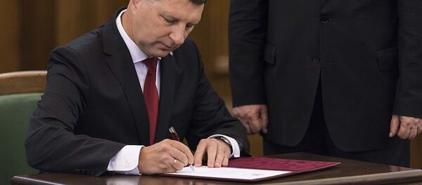 Президент Латвии Раймондс Вейонис - Sputnik Литва