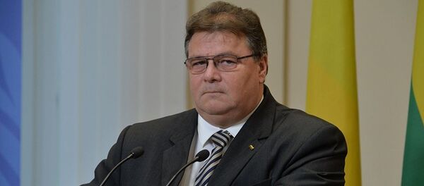 Министр иностранных дел Литвы Линас Линкявичус - Sputnik Литва