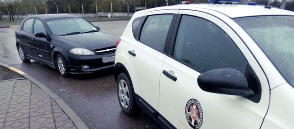 Угнанный автомобиль Угнанный автомобиль - Sputnik Литва