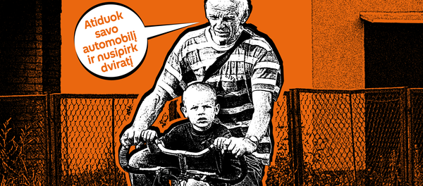 Atiduok savo automobilį ir nusipirk dviratį Atiduok savo automobilį ir nusipirk dviratį - Sputnik Lietuva