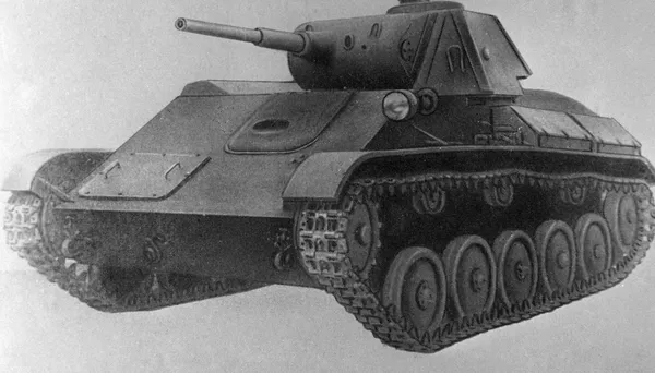 Репродукция рисунка легкого танка Т-70 из собрания музея бронетанковых войск СССР Репродукция рисунка легкого танка Т-70 из собрания музея бронетанковых войск СССР - Sputnik Lietuva