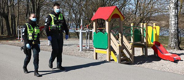 Литовская полиция, архивное фото - Sputnik Литва