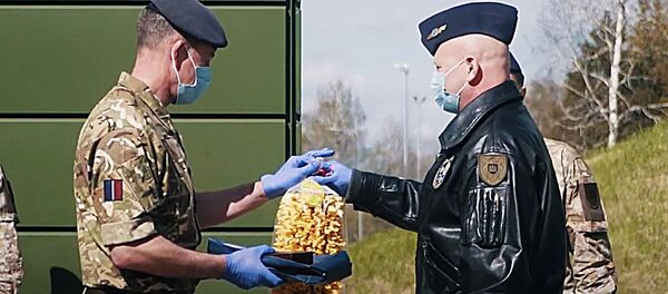 Смена контингента ВВС Бельгии испанскими и британскими ВВС в Литве для выполнения воздушной миссии НАТО - Sputnik Литва