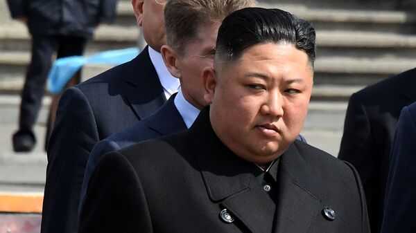 Председатель Госсовета Корейской Народно-Демократической Республики Ким Чен Ын, архивное фото - Sputnik Литва