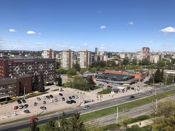 Городской пейзаж Вильнюса, вид с балкона Городской пейзаж Вильнюса, вид с балкона - Sputnik Lietuva