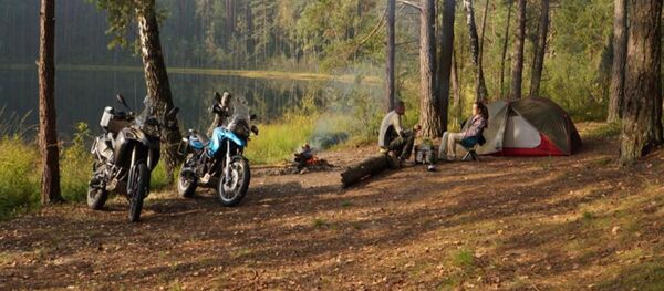 Аста Довиденайте и Линас Моцкявичюс отправились в кругосветку на мотоциклах - Sputnik Литва