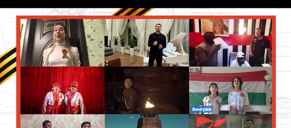 Более миллиона человек из 60 стран спели песню День Победы - Sputnik Литва