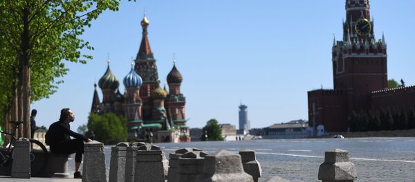 Москва во время режима самоизоляции жителей Москва во время режима самоизоляции жителей - Sputnik Lietuva