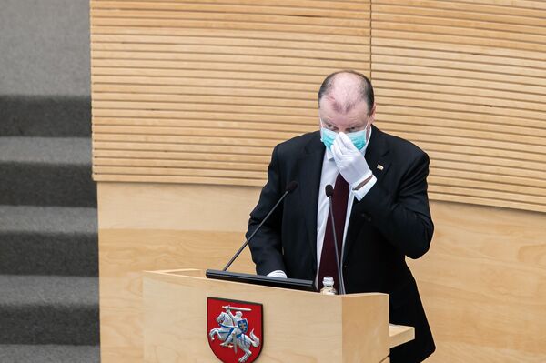 Премьер Литвы во время отчета в Сейме рассказал о новой реальности - Sputnik Литва