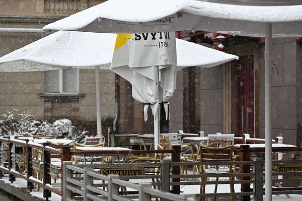 Майский снегопад в Вильнюсе - Sputnik Литва