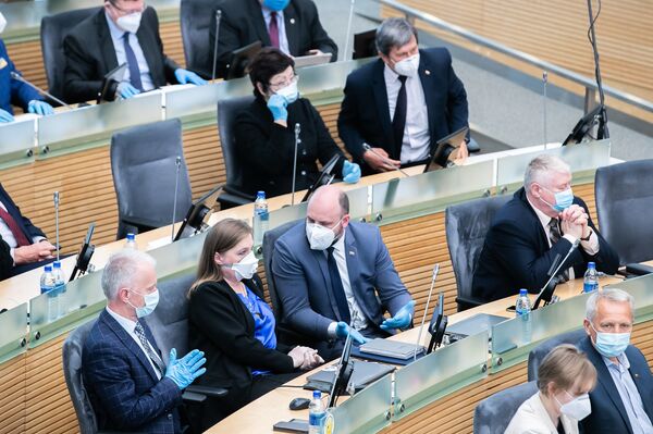 Премьер Литвы во время отчета в Сейме рассказал о новой реальности - Sputnik Литва