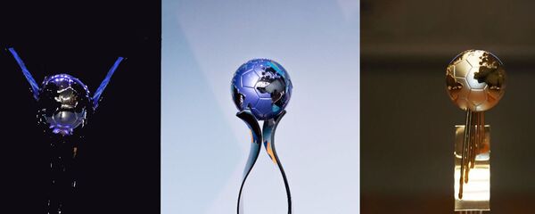 Кубки для награждения победителей по футзалу - Sputnik Литва