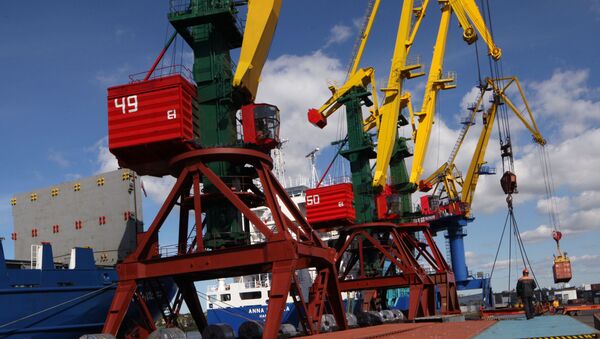 Морской торговый порт Калининграда - Sputnik Литва