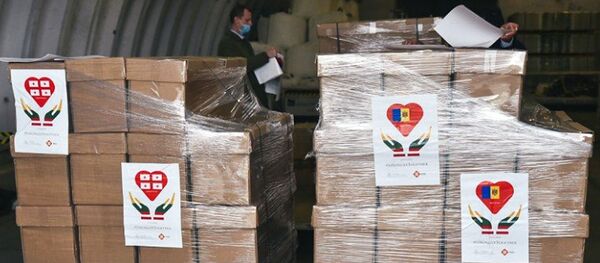 Гуманитарная помощь из Литвы Гуманитарная помощь из Литвы - Sputnik Литва