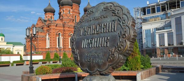 Бронзовый тульский пряник Бронзовый тульский пряник - Sputnik Lietuva