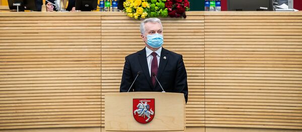 Выступление Гитанаса Науседы в Сейме, 14 мая 2020 года Выступление Гитанаса Науседы в Сейме, 14 мая 2020 года - Sputnik Литва