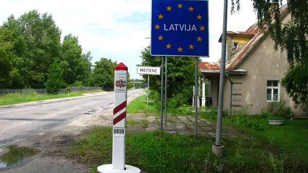 Граница Латвии с Литвой Кальвяй – Мейтене - Sputnik Lietuva
