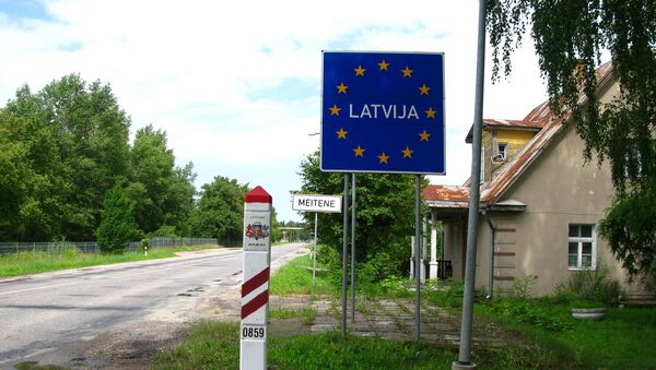 Граница Латвии с Литвой Кальвяй – Мейтене - Sputnik Литва