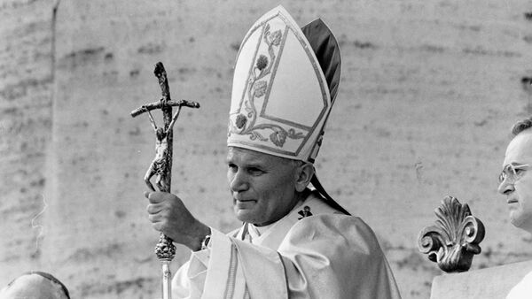 Папа Иоанн Павел II, архивное фото - Sputnik Литва