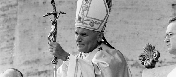Папа Иоанн Павел II, архивное фото - Sputnik Литва
