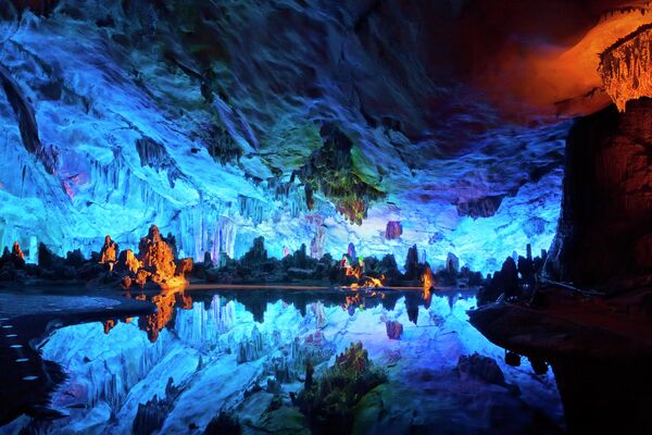 Пещера тростниковой флейты, Китай - Sputnik Lietuva