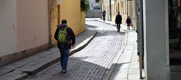 Улочки старого города в Вильнюсе Улочки старого города в Вильнюсе - Sputnik Литва