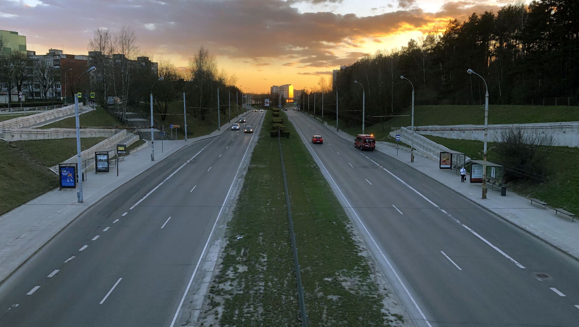 Автомобильная дорога в Вильнюсе - Sputnik Lietuva, 1920, 04.03.2021