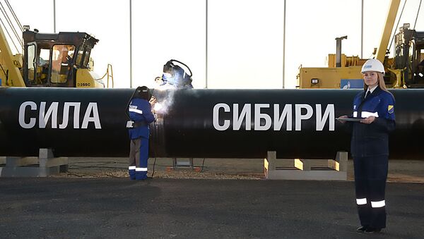 Газопровод Сила Сибири, архивное фото - Sputnik Литва