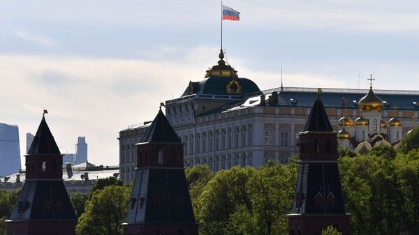 Большой Кремлевский дворец на территории Московского Кремля - Sputnik Lietuva