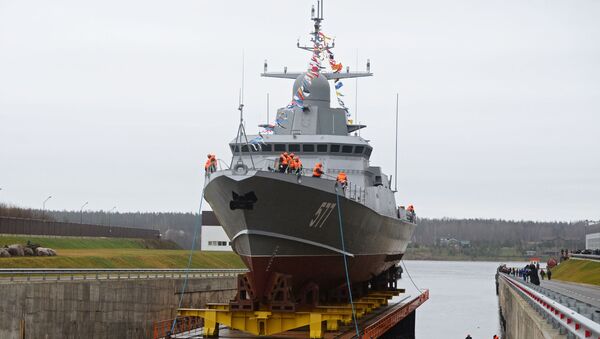 Малый ракетный корабль Тайфун проекта 22800  - Sputnik Литва