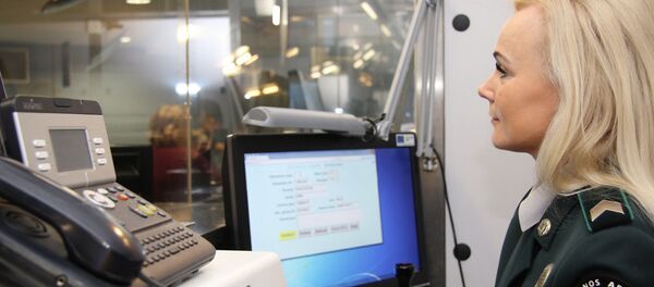 Контроль в Вильнюсском аэропорту Контроль в Вильнюсском аэропорту - Sputnik Литва