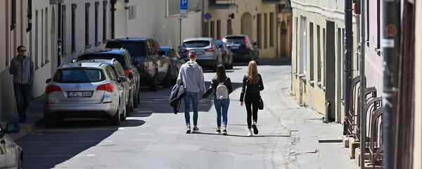 Улочка старого города в Вильнюсе - Sputnik Литва