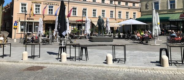 Площадь Йонаса Басанавичюса в Вильнюсе - Sputnik Литва