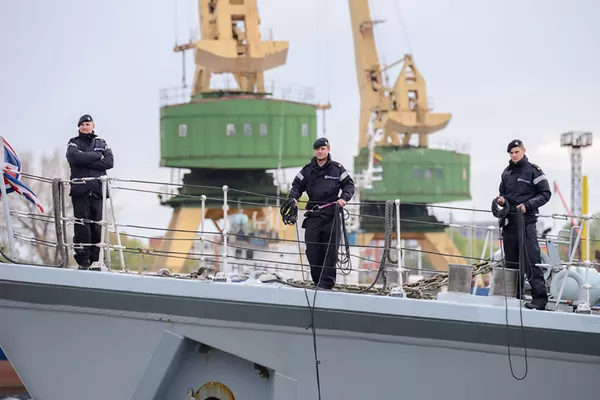 Į Lietuvą atvyko NATO kariniai laivai Į Lietuvą atvyko NATO kariniai laivai - Sputnik Lietuva