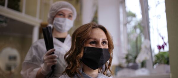 Работа салона красоты в Краснодаре Работа салона красоты в Краснодаре - Sputnik Lietuva