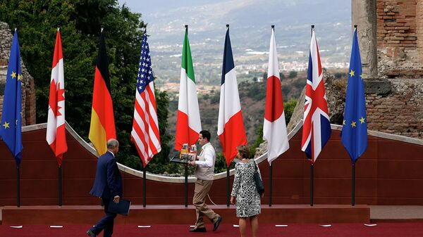 Флаги стран-участниц саммита G7, архивное фото - Sputnik Lietuva