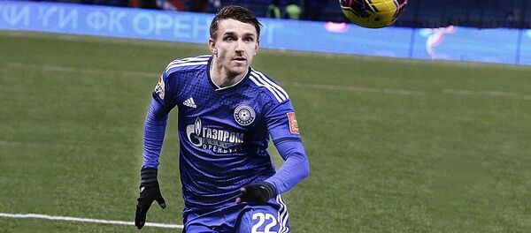 Литовский футболист Фёдор Черных в составе ФК Оренбург, 21 мая 2020 года - Sputnik Литва