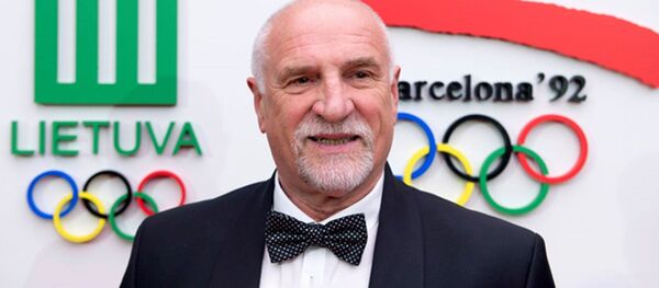 Специалист по тяжелой атлетике Брониславас Вишняускас Специалист по тяжелой атлетике Брониславас Вишняускас - Sputnik Литва