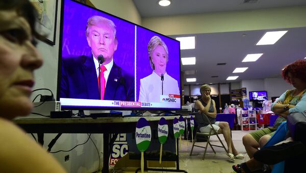 Предвыборные дебаты Хиллари Клинтон и Дональда Трампа - Sputnik Lietuva
