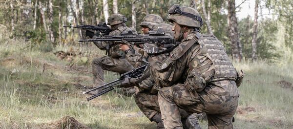 Учения Defender Europe 2020 в Польше, 4 июня 2020 года Учения Defender Europe 2020 в Польше, 4 июня 2020 года - Sputnik Литва