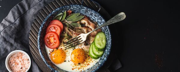 Яичница с беконом Яичница с беконом - Sputnik Lietuva