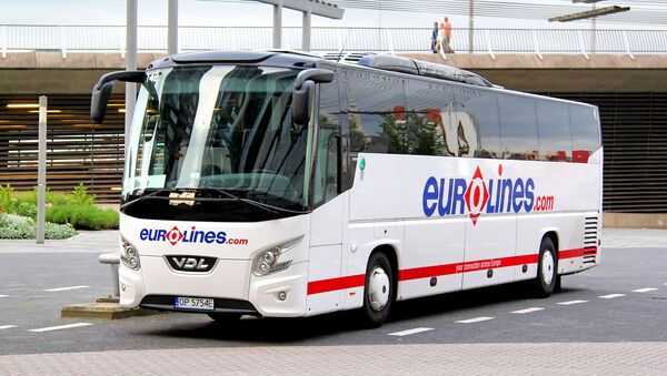 Bendrovės Eurolines autobusas - Sputnik Lietuva