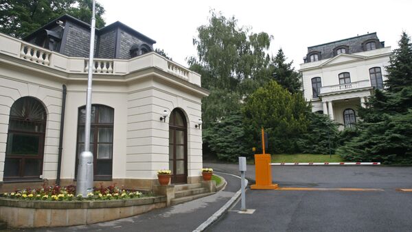 Посольство России в Чехии, архивное фото - Sputnik Литва
