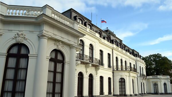 Посольство России в Чехии, архивное фото - Sputnik Литва