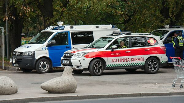 Машины скорой помощи и полиции Эстонии. архивное фото - Sputnik Lietuva
