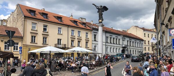 Венецианский карнавал в Ужуписе, Вильнюс - Sputnik Литва