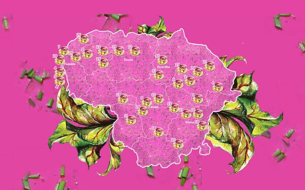 В Литве опубликовали интерактивную карту холодного борща - Sputnik Литва