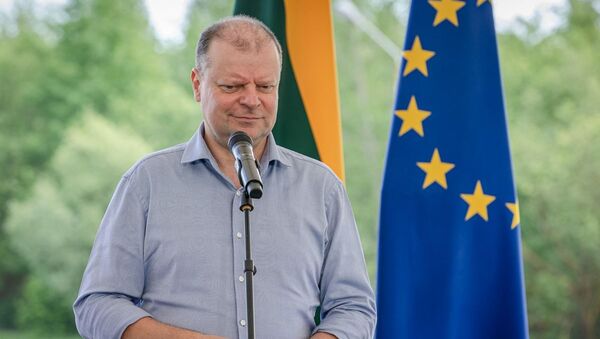 Премьер-министр Саулюс Сквернялис - Sputnik Литва