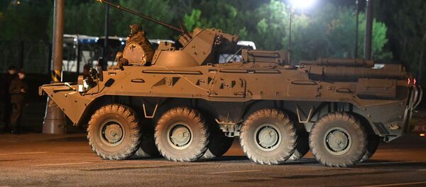 Передислокация военной техники в Москву для участия в параде Победы Передислокация военной техники в Москву для участия в параде Победы - Sputnik Литва